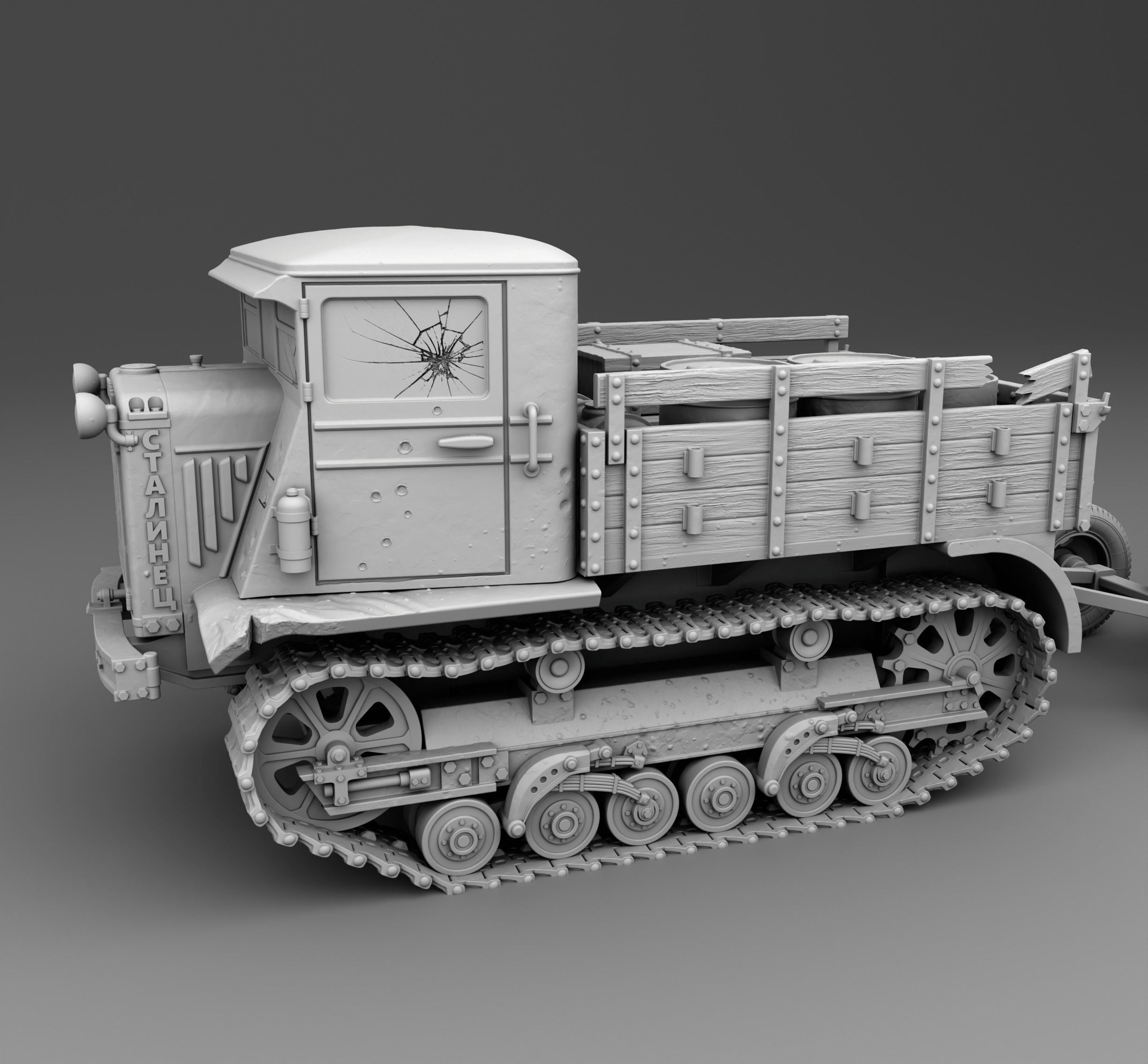 Stalinec-2 and B4 3D print model_3