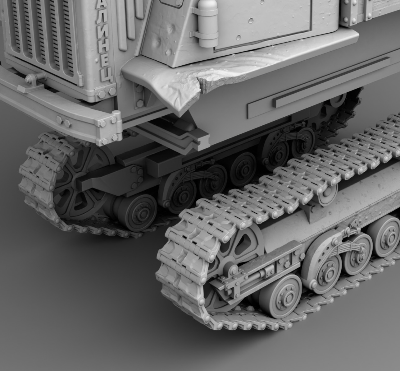 Stalinec-2 and B4 3D print model_12