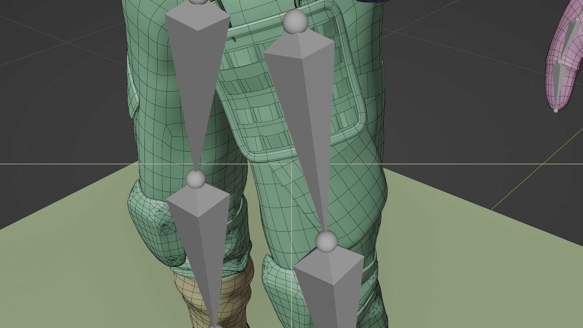 SOLDIER Flight Deck Crew Rigged 3D model_25