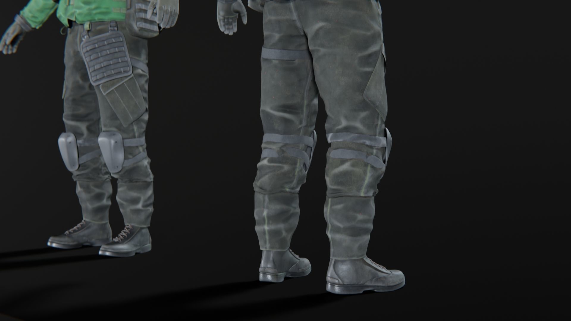 SOLDIER Flight Deck Crew Rigged 3D model_11