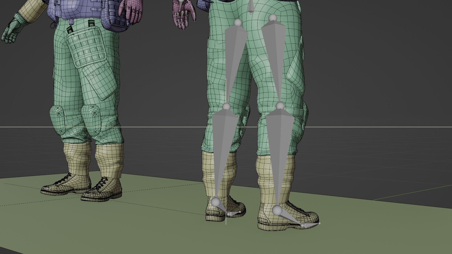 SOLDIER Flight Deck Crew Rigged 3D model_23