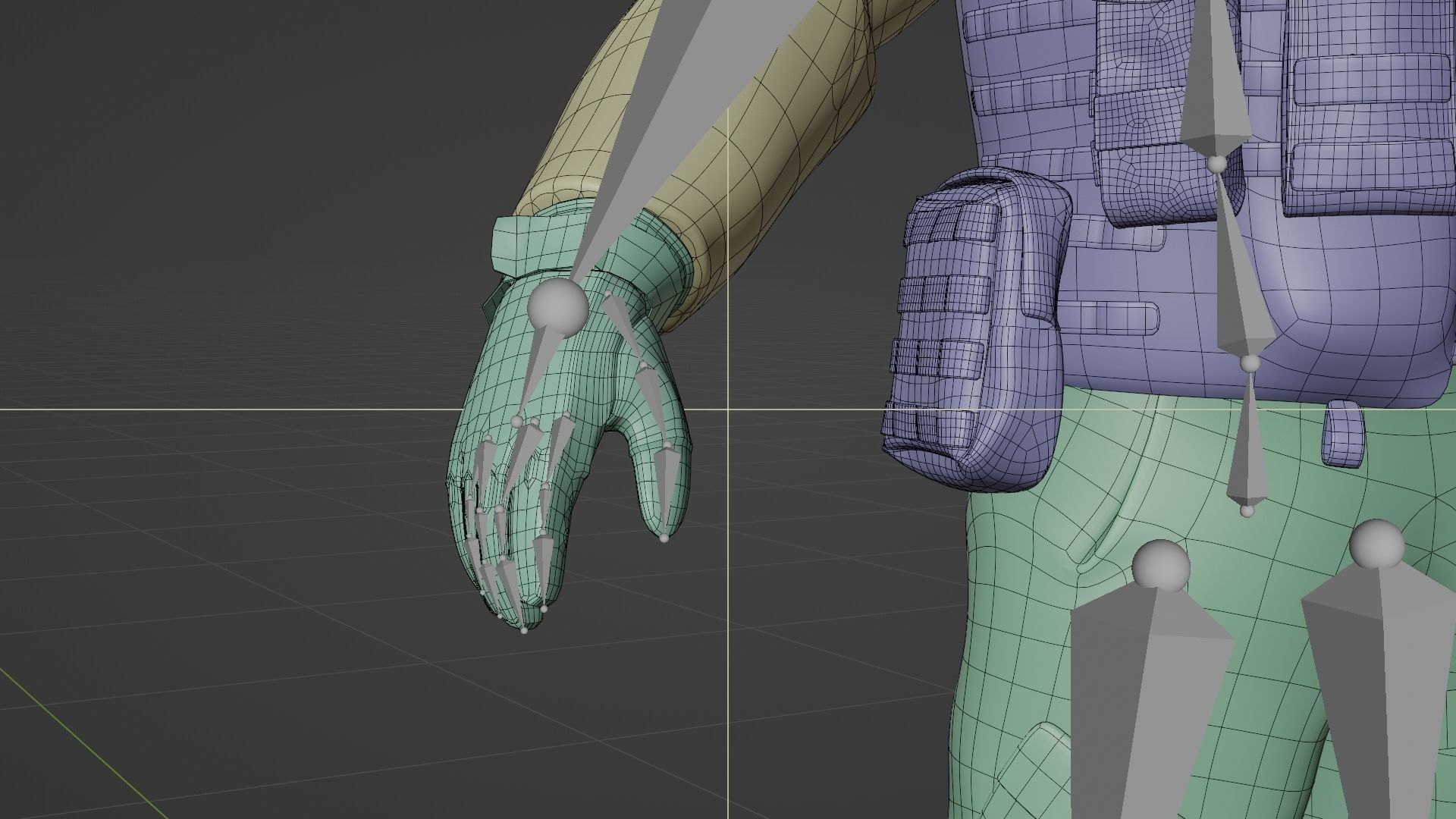 SOLDIER Flight Deck Crew Rigged 3D model_26