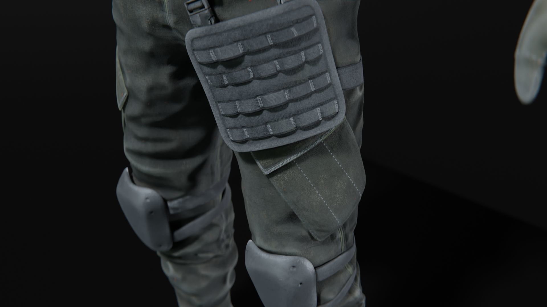 SOLDIER Flight Deck Crew Rigged 3D model_13