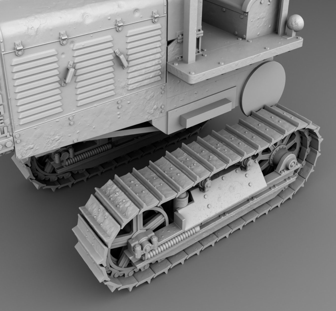 Stalinec-65 bulldozer 3D print model_15