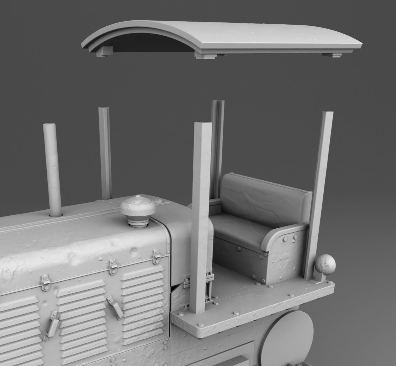 Stalinec-65 bulldozer 3D print model_14