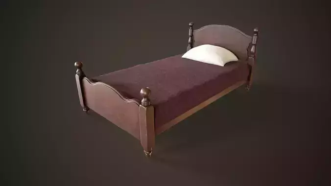 Vintage classic single bed