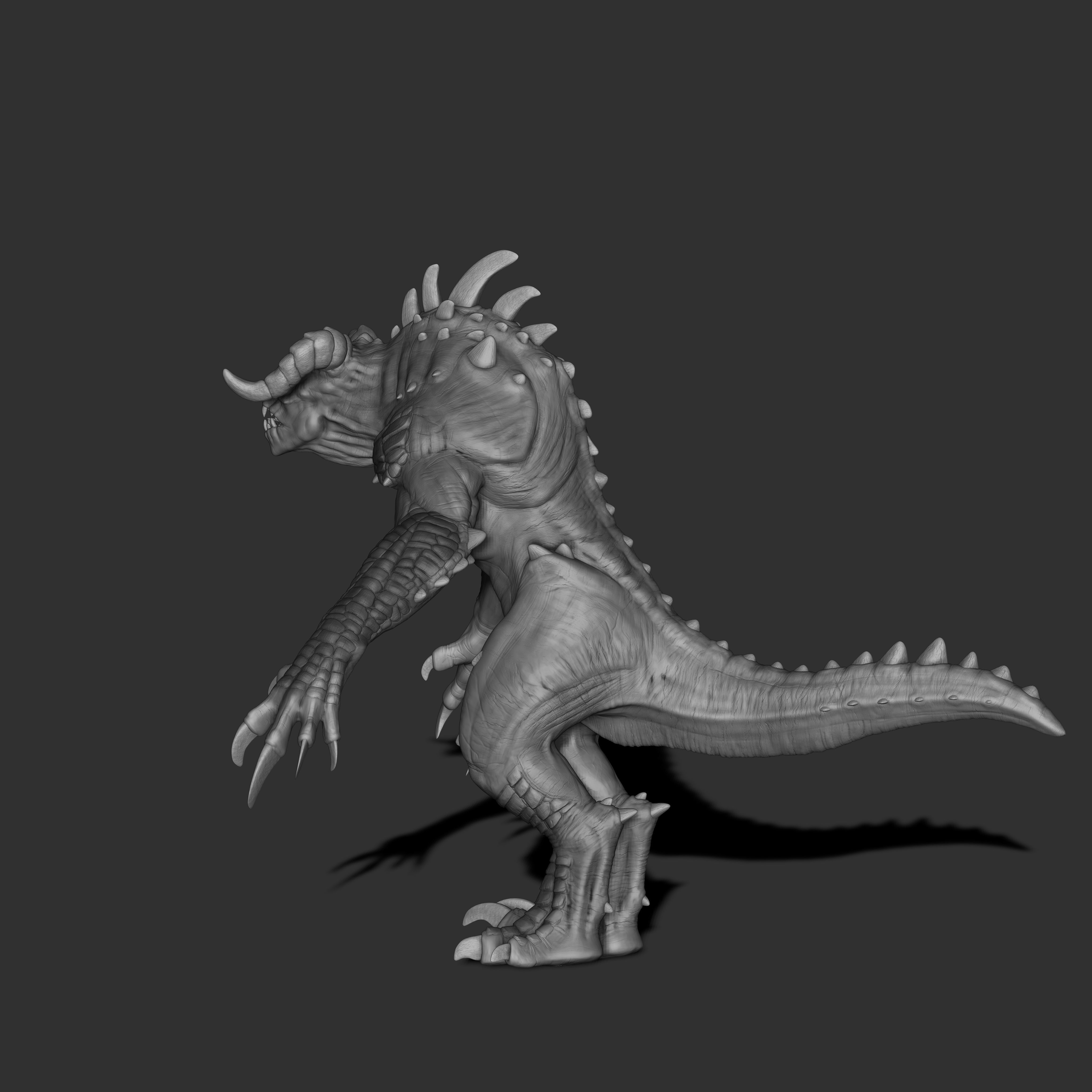 Deathclaw 3d Print model 3D print model_4
