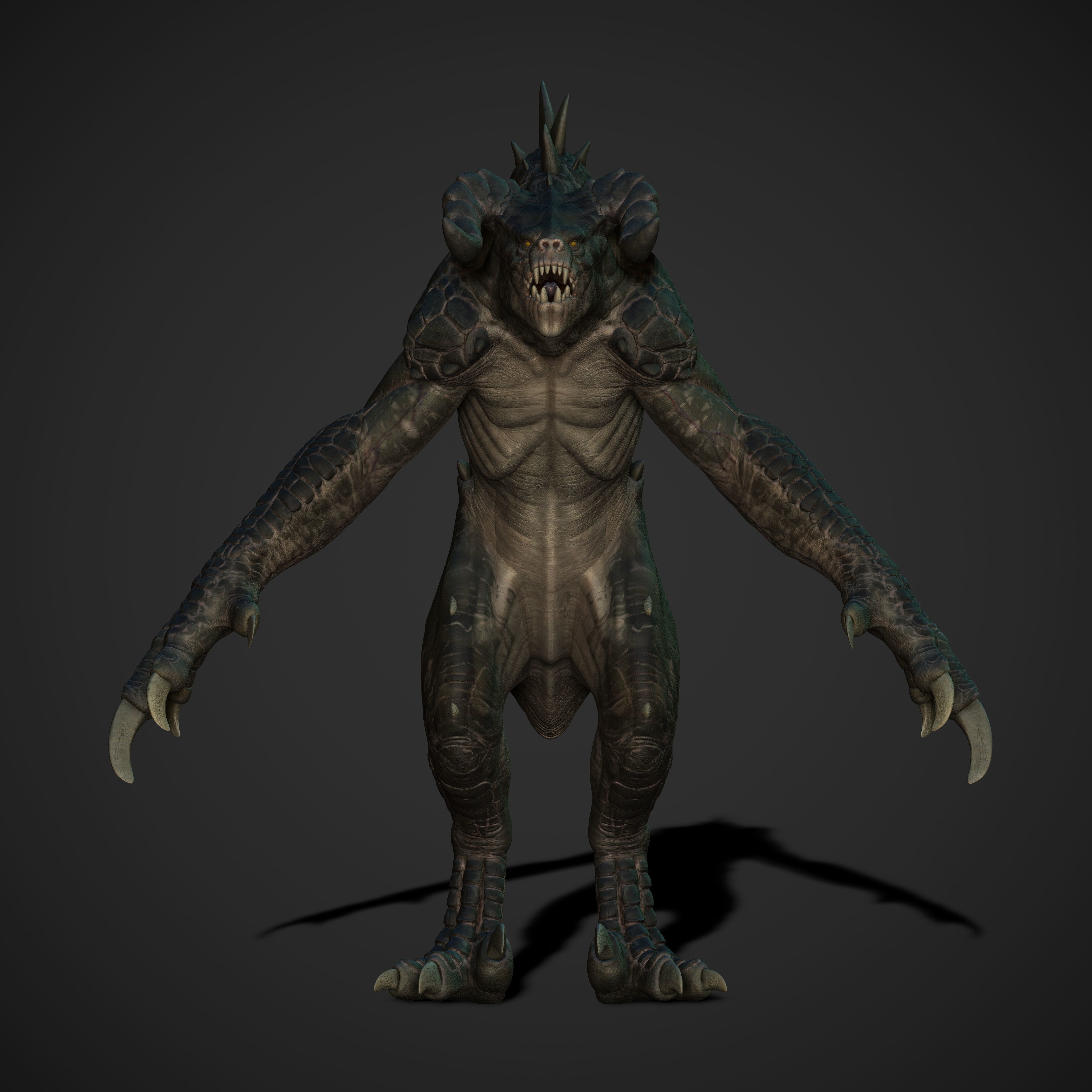 Deathclaw 3d Print model 3D print model_1