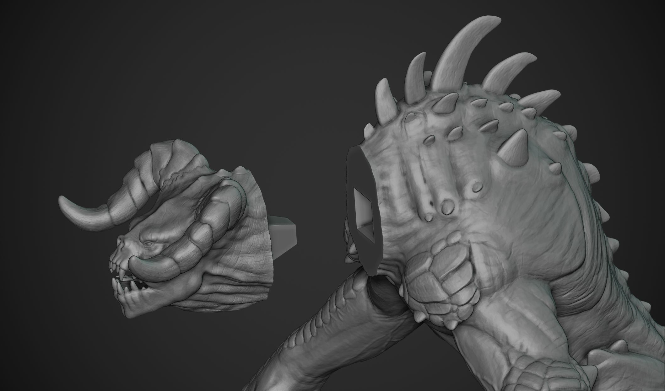 Deathclaw 3d Print model 3D print model_6