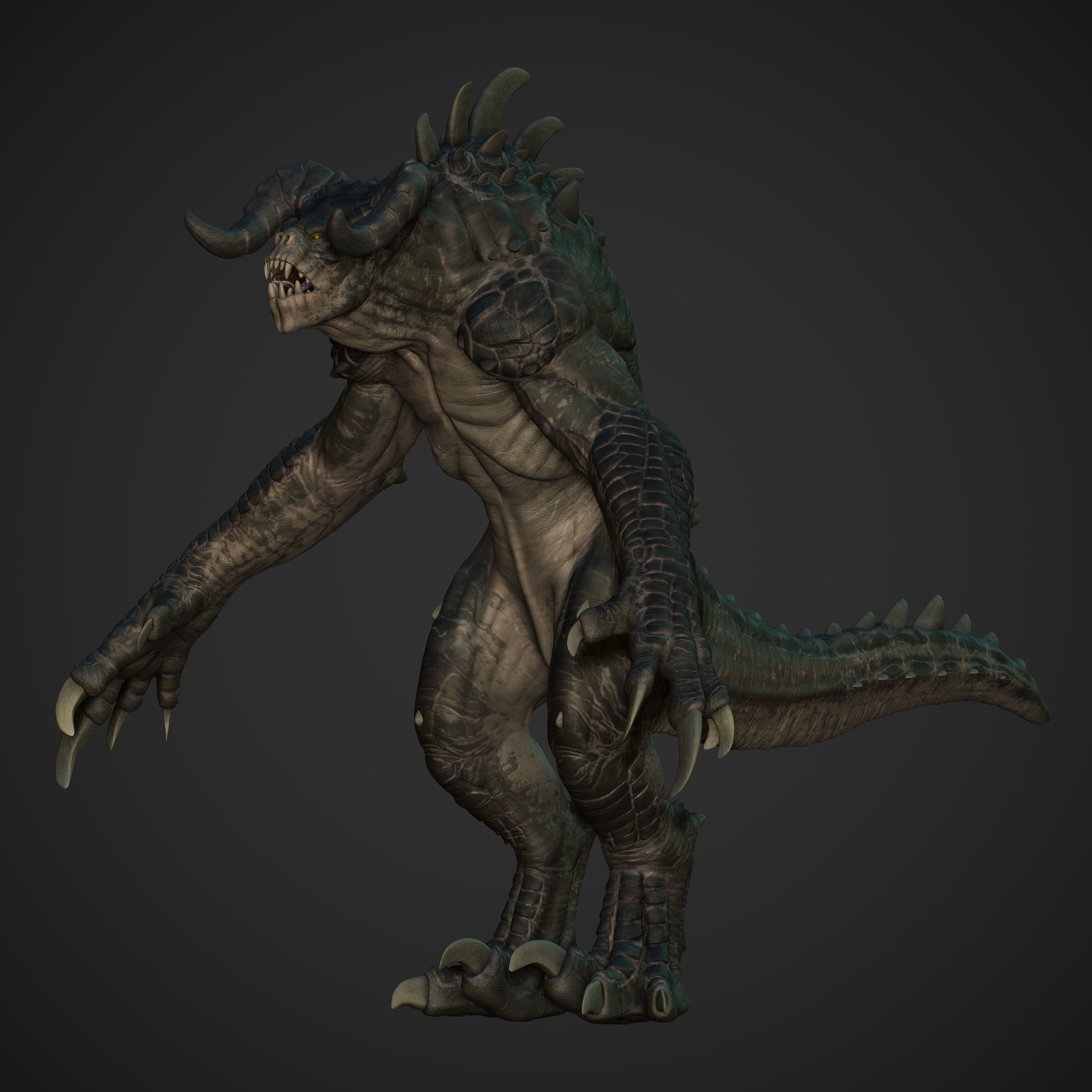 Deathclaw 3d Print model 3D print model_2