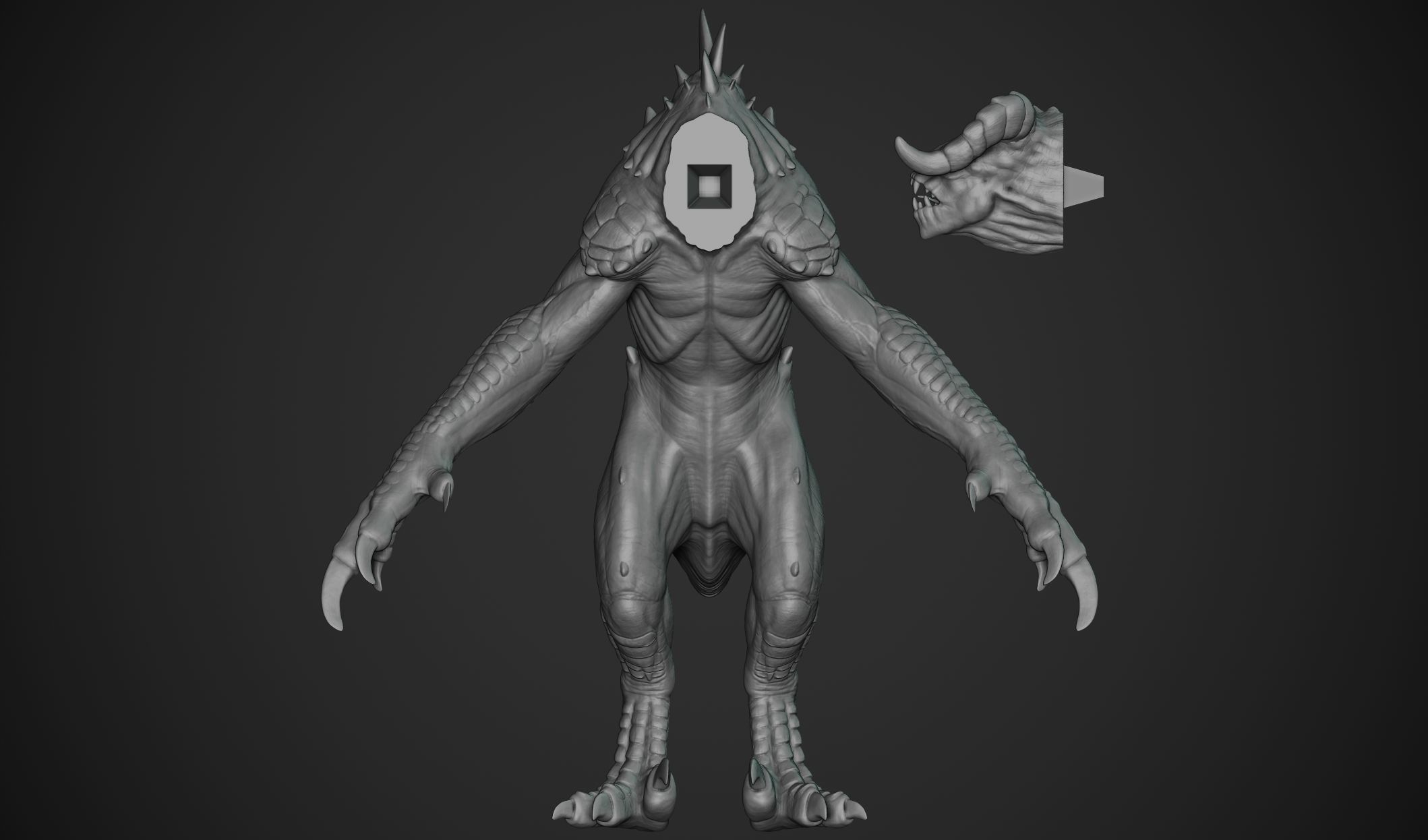 Deathclaw 3d Print model 3D print model_5