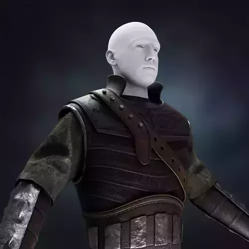 Viking Clothes Low-poly 3D model