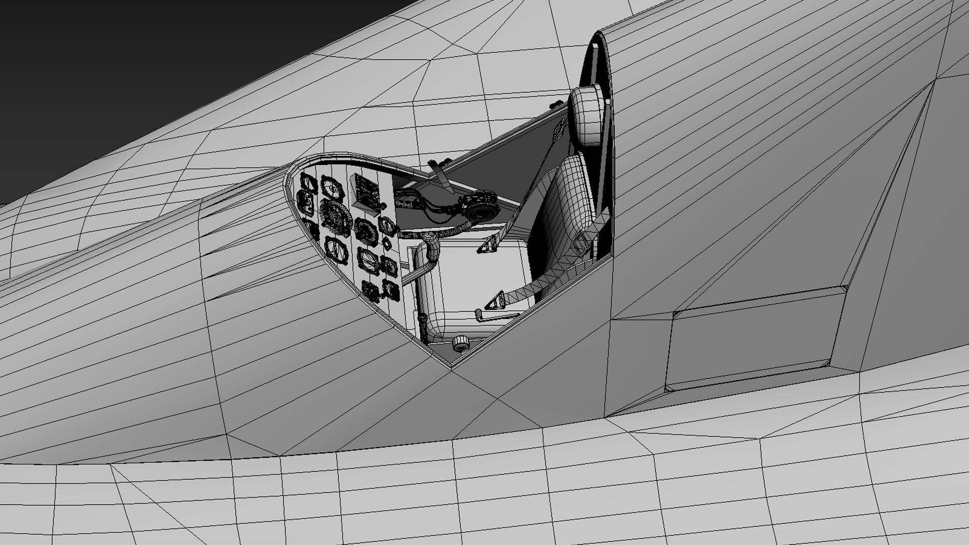 Lippisch P 13 Nazi coal plane 3D model_20