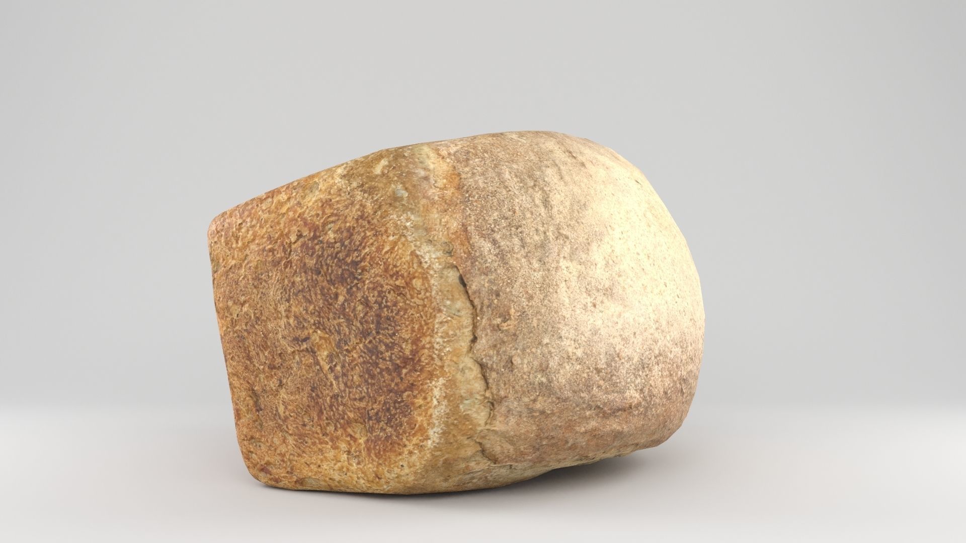 3D Bread Models Photoscan Low poly with PBR textures 4k Low-poly 3D model_8