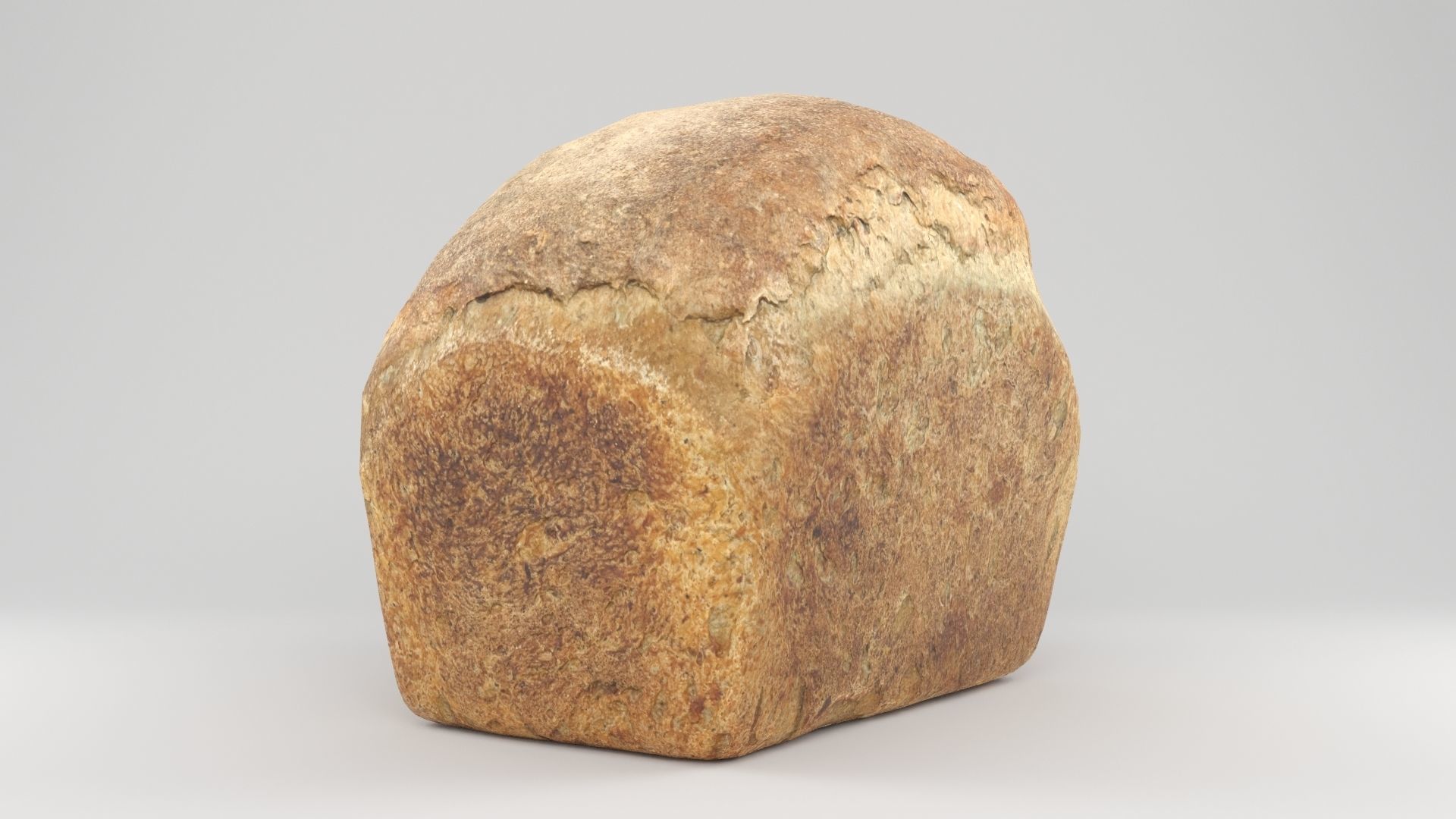 3D Bread Models Photoscan Low poly with PBR textures 4k Low-poly 3D model_10