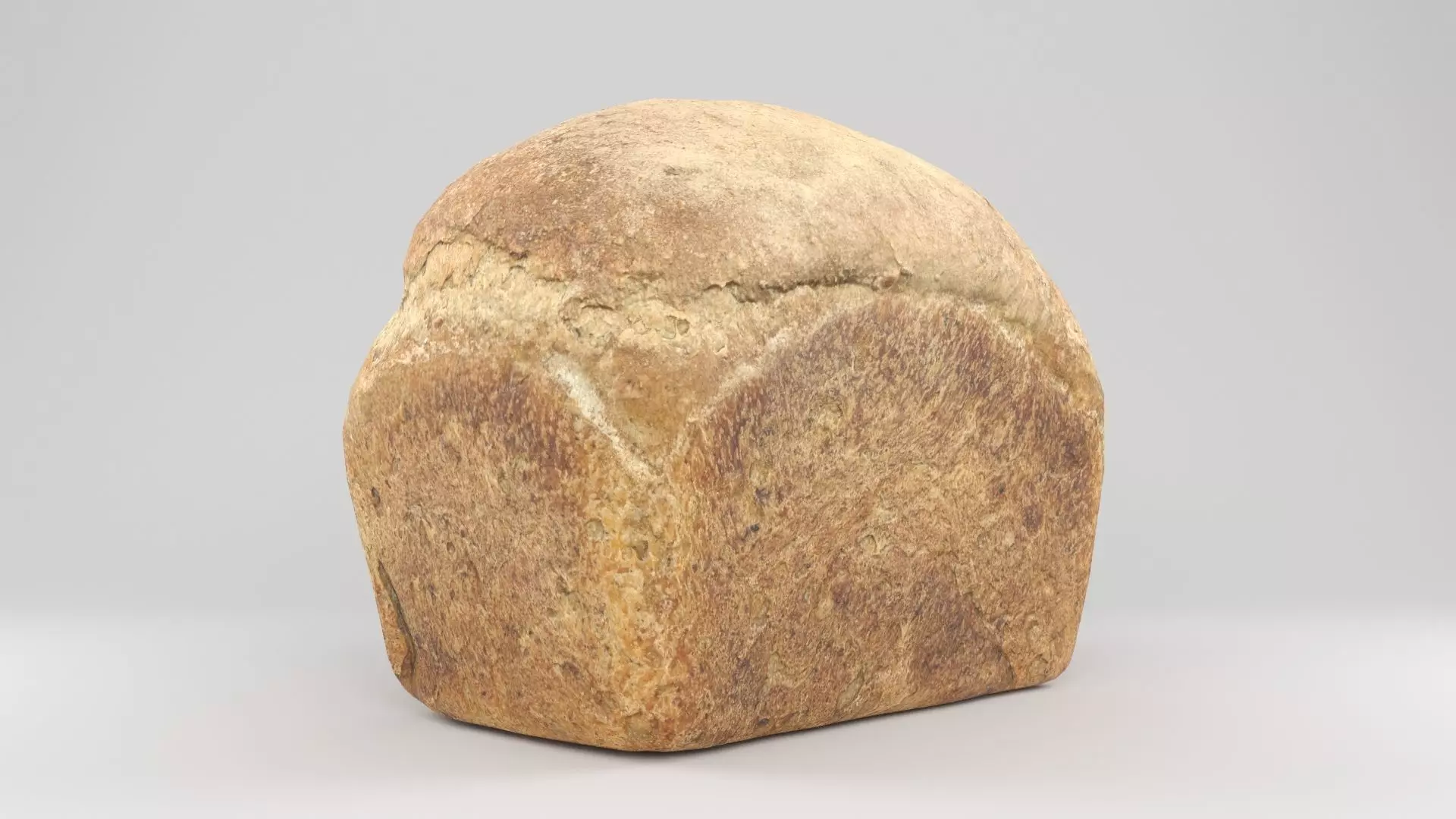 3D Bread Models Photoscan Low poly with PBR textures 4k Low-poly 3D model_0