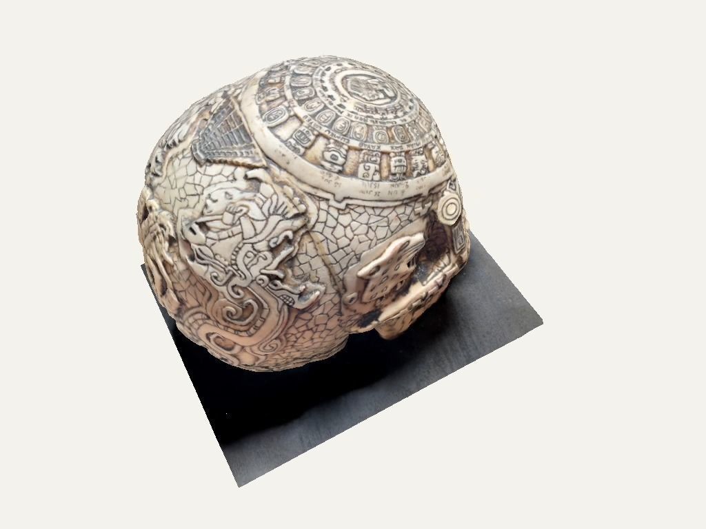 Aztec skull 3D model_22