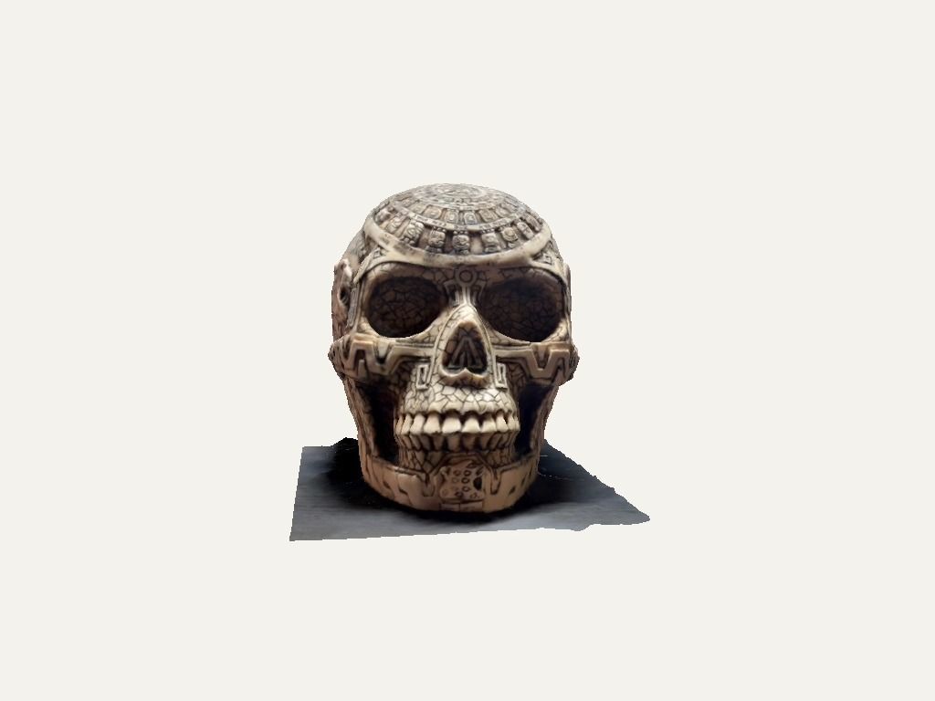 Aztec skull 3D model_15