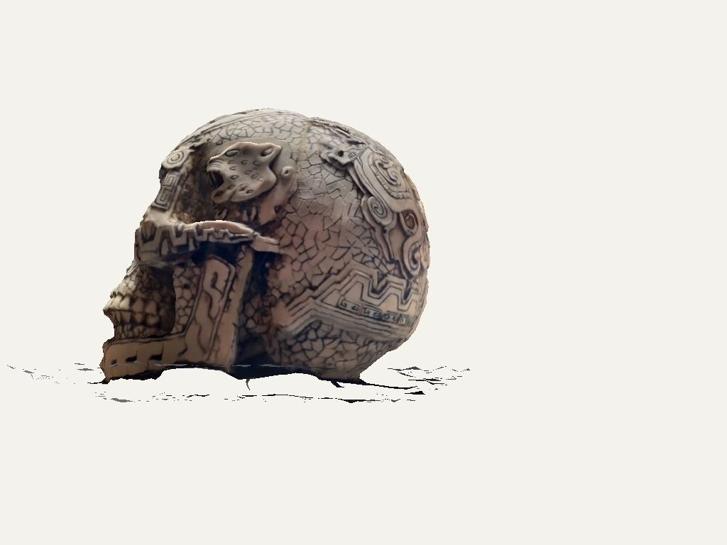 Aztec skull 3D model_43