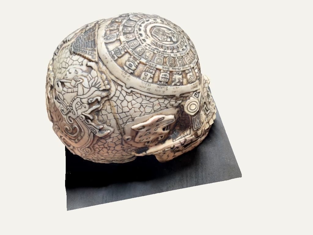 Aztec skull 3D model_21