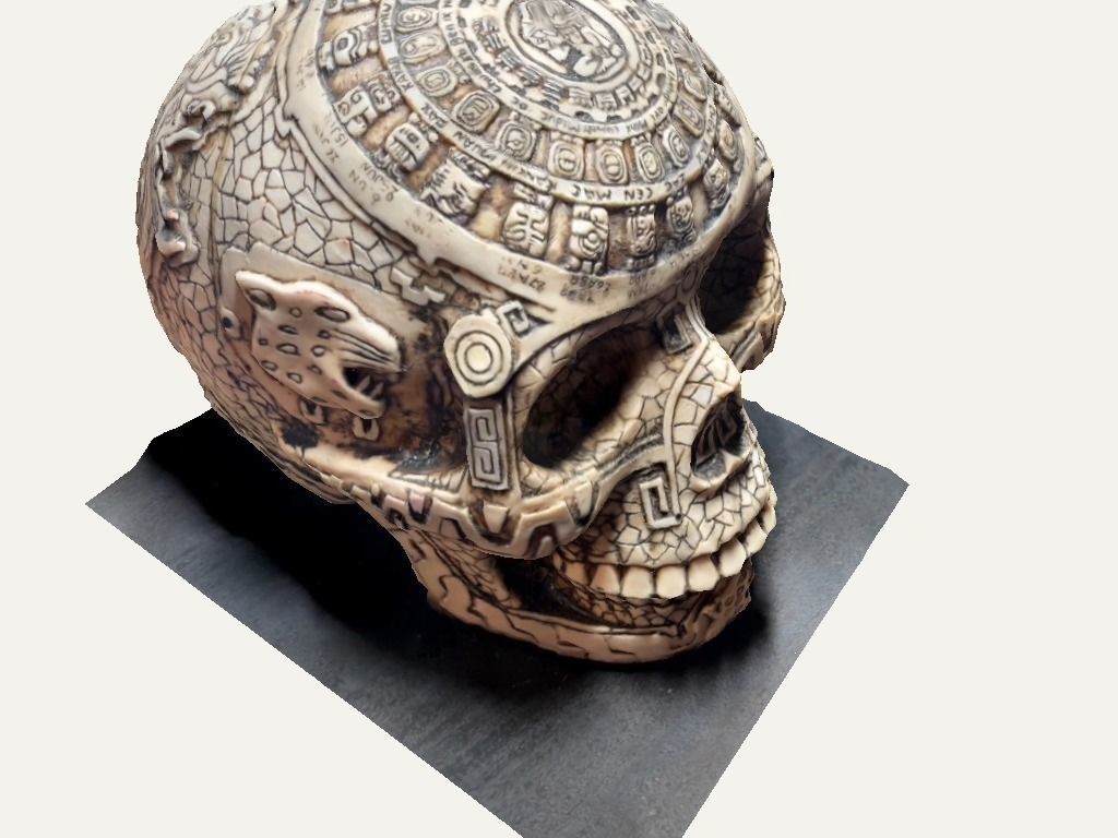 Aztec skull 3D model_19
