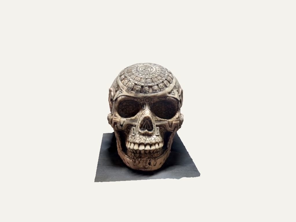 Aztec skull 3D model_9