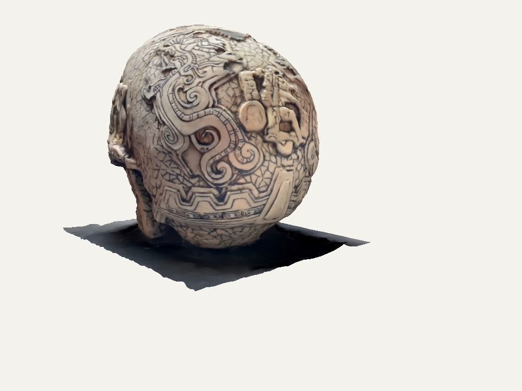 Aztec skull 3D model_33
