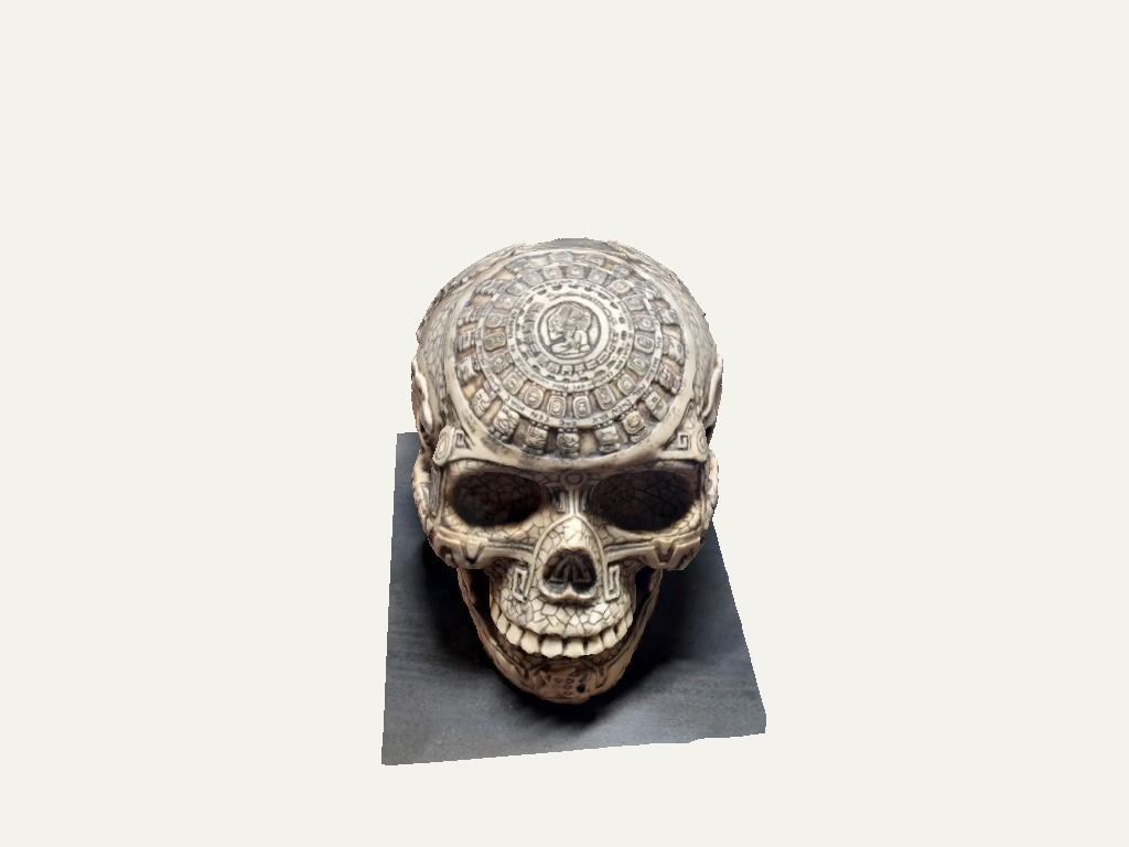 Aztec skull 3D model_4