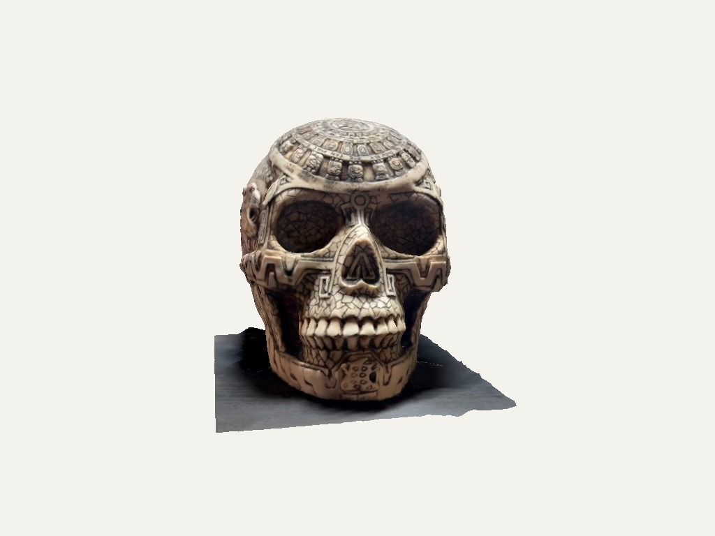Aztec skull 3D model_16
