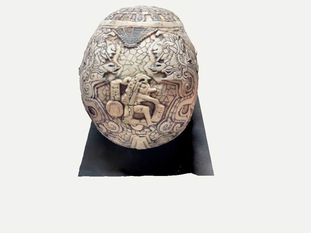 Aztec skull 3D model_29
