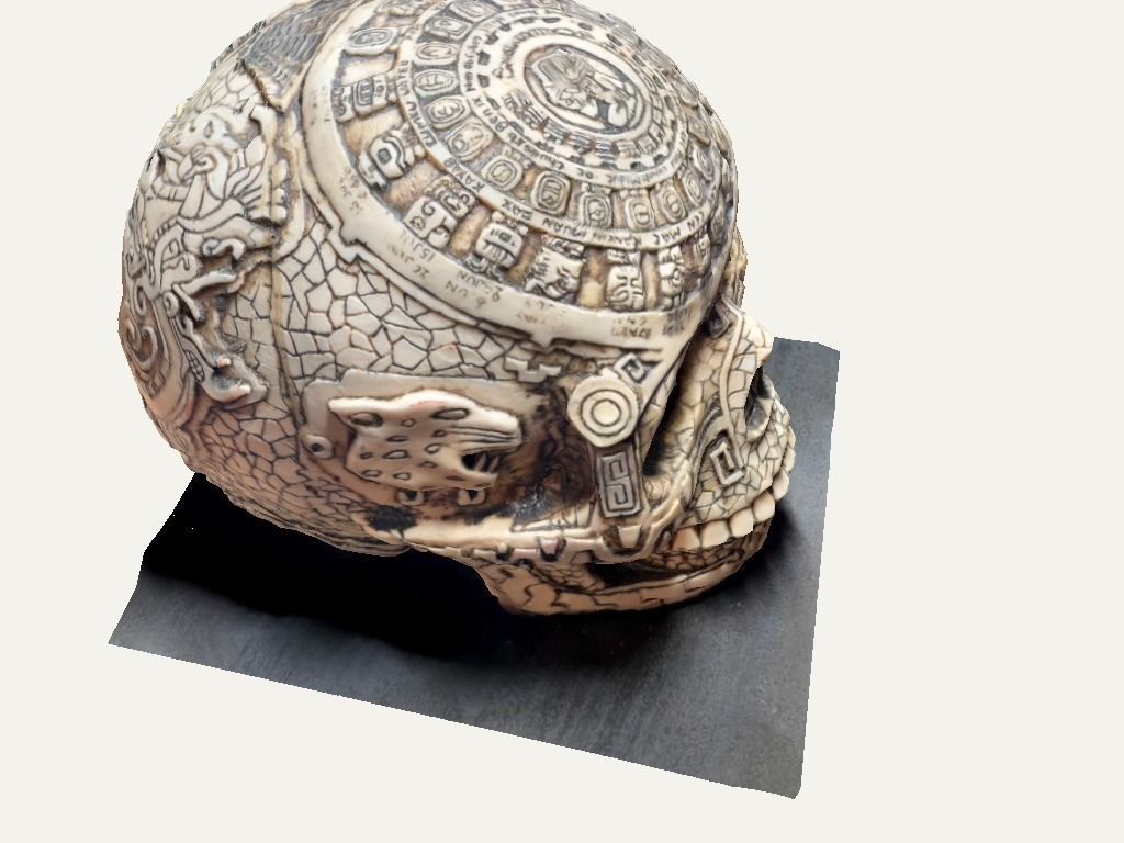 Aztec skull 3D model_20