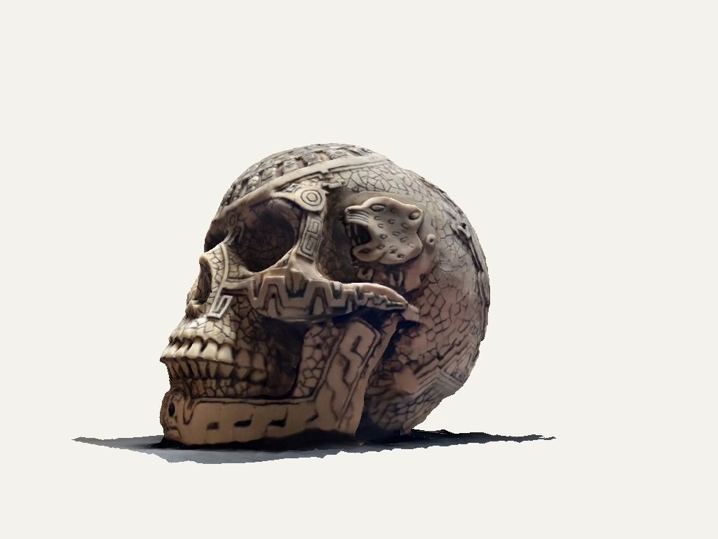 Aztec skull 3D model_48