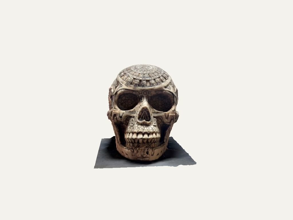 Aztec skull 3D model_12