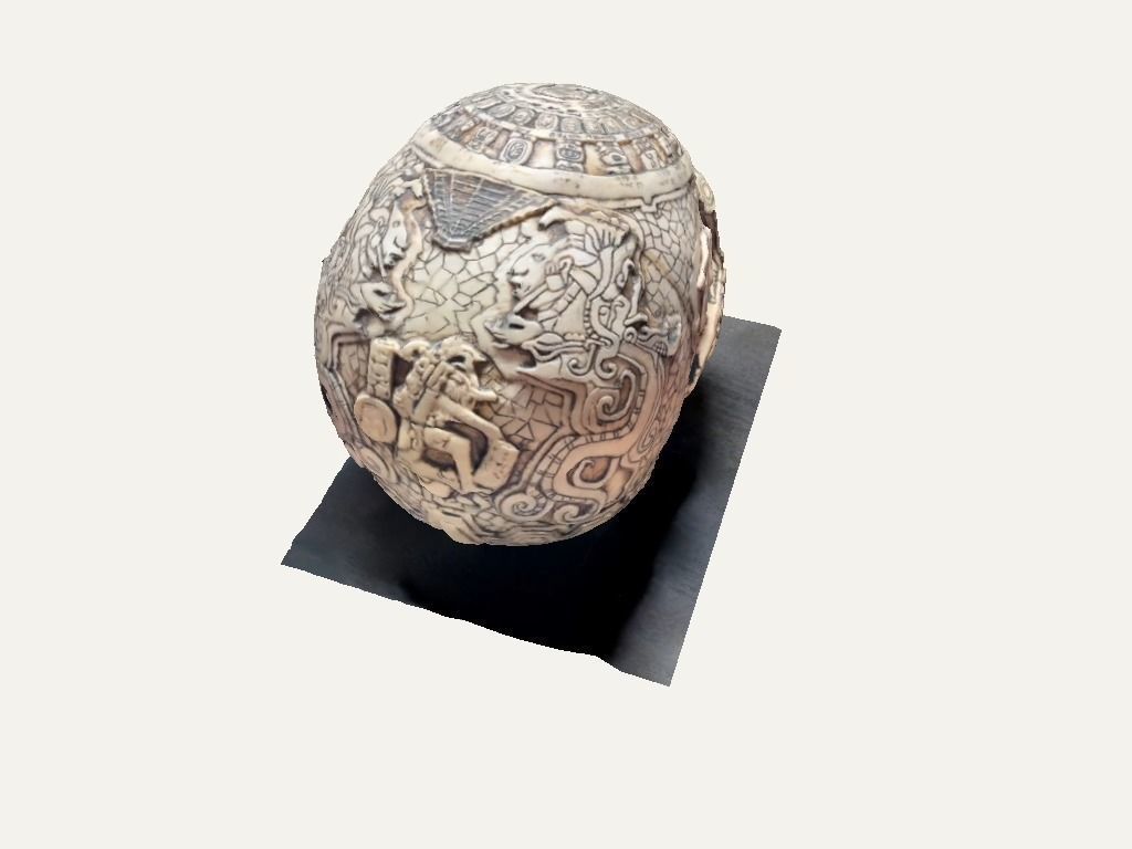 Aztec skull 3D model_27