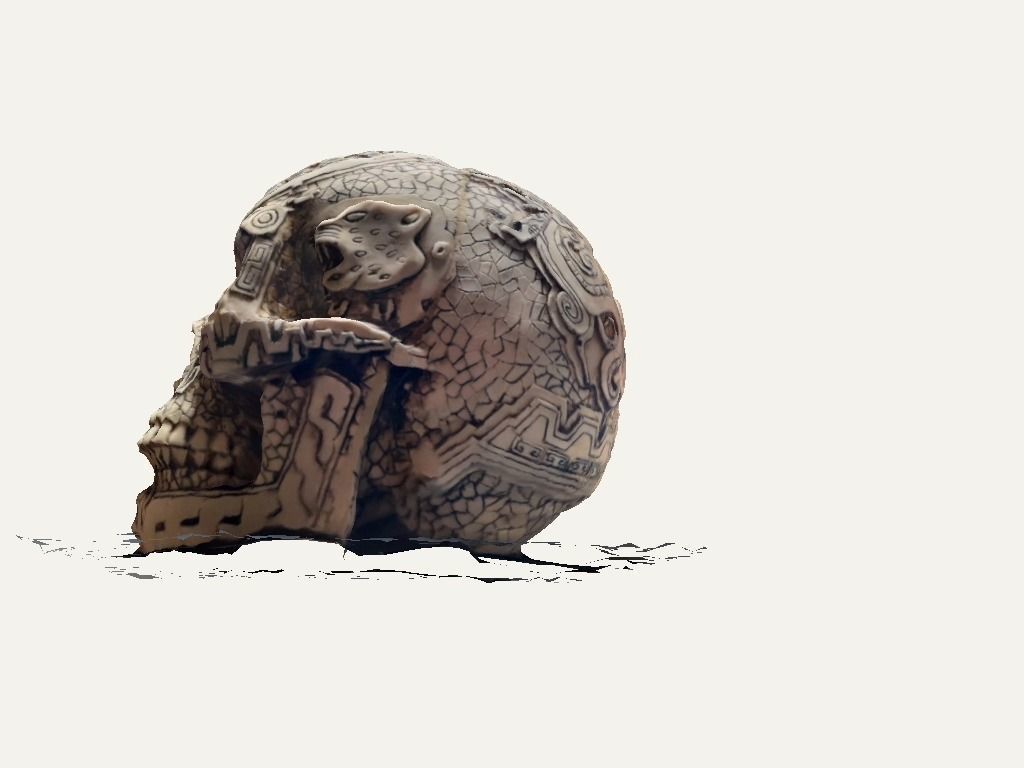 Aztec skull 3D model_44