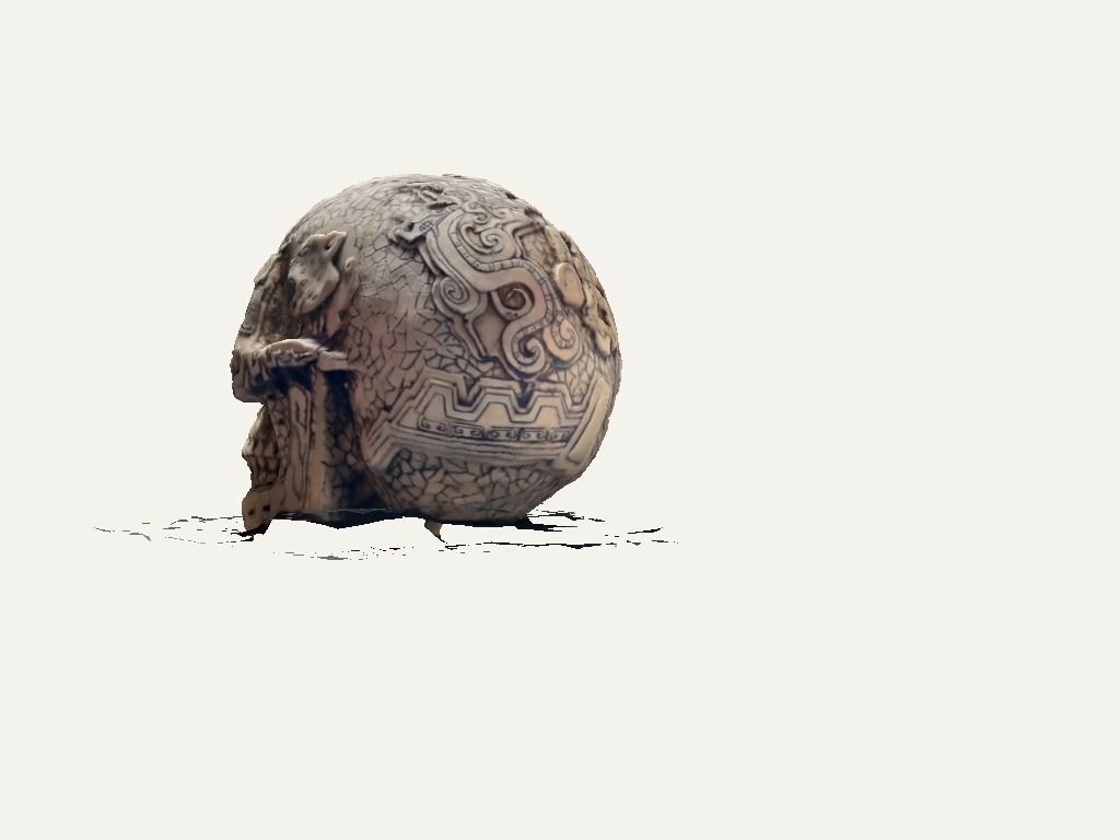 Aztec skull 3D model_37