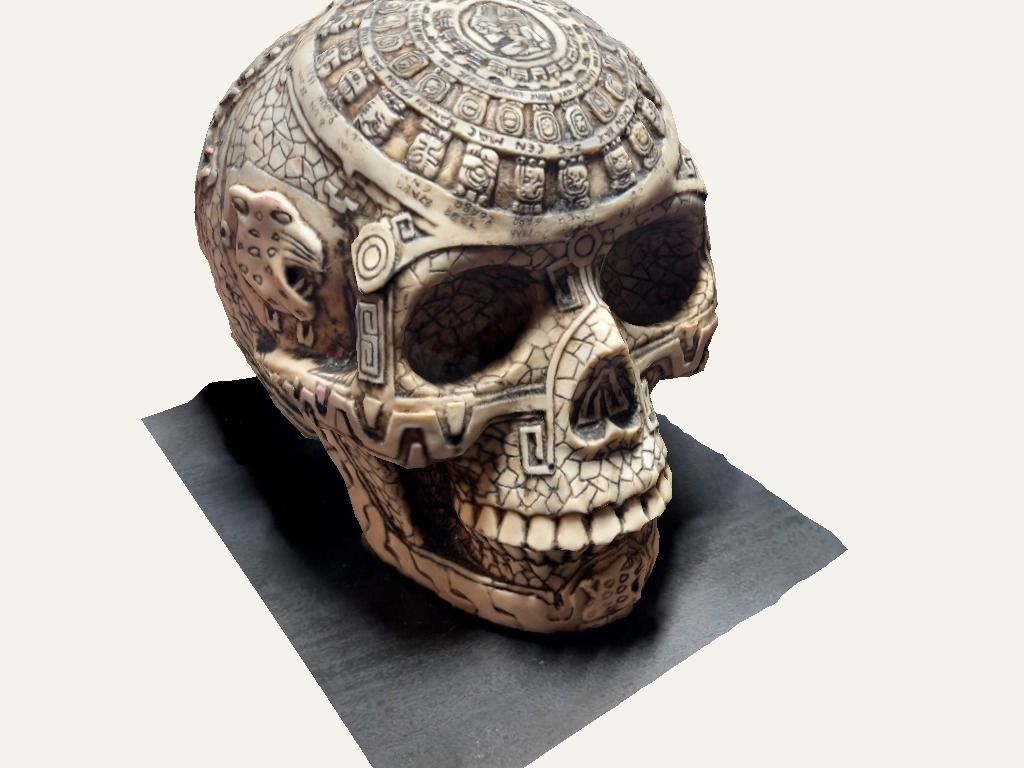Aztec skull 3D model_18