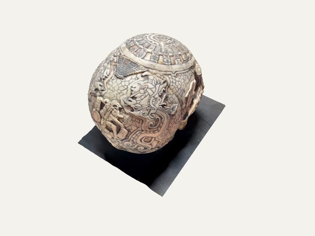 Aztec skull 3D model_25