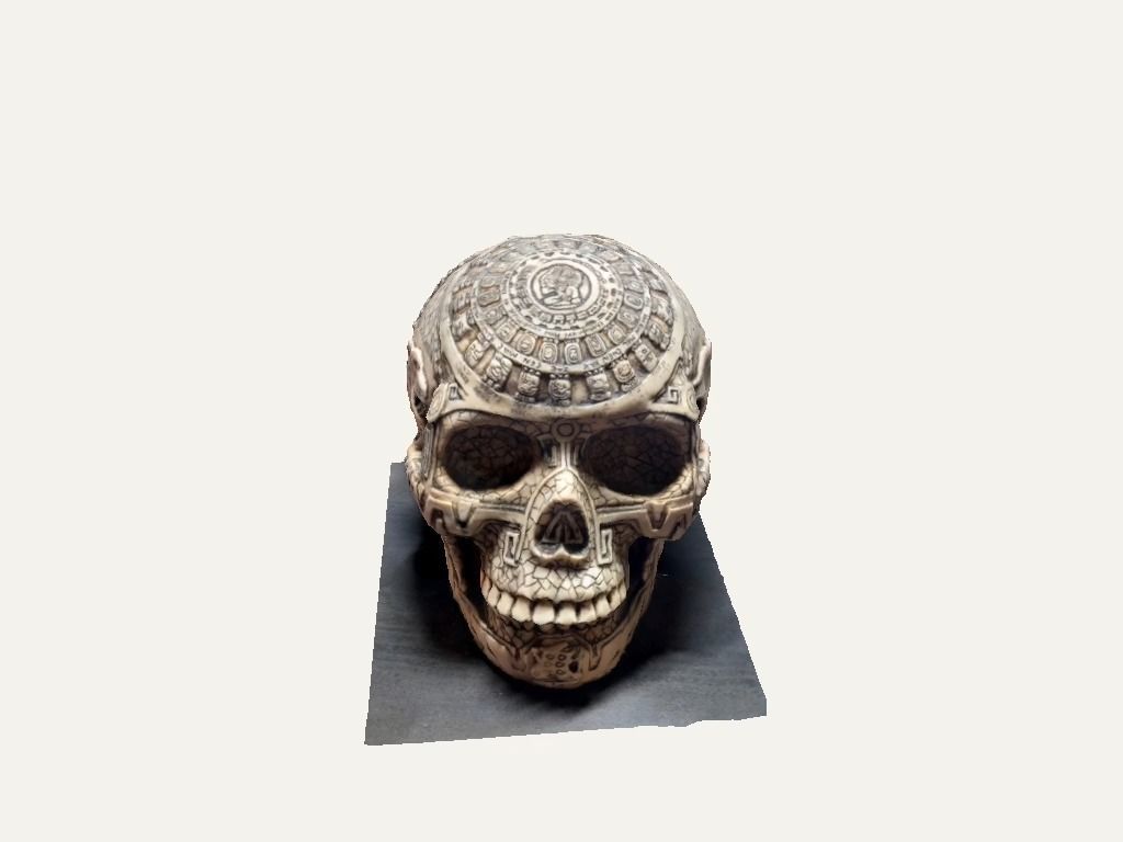 Aztec skull 3D model_6