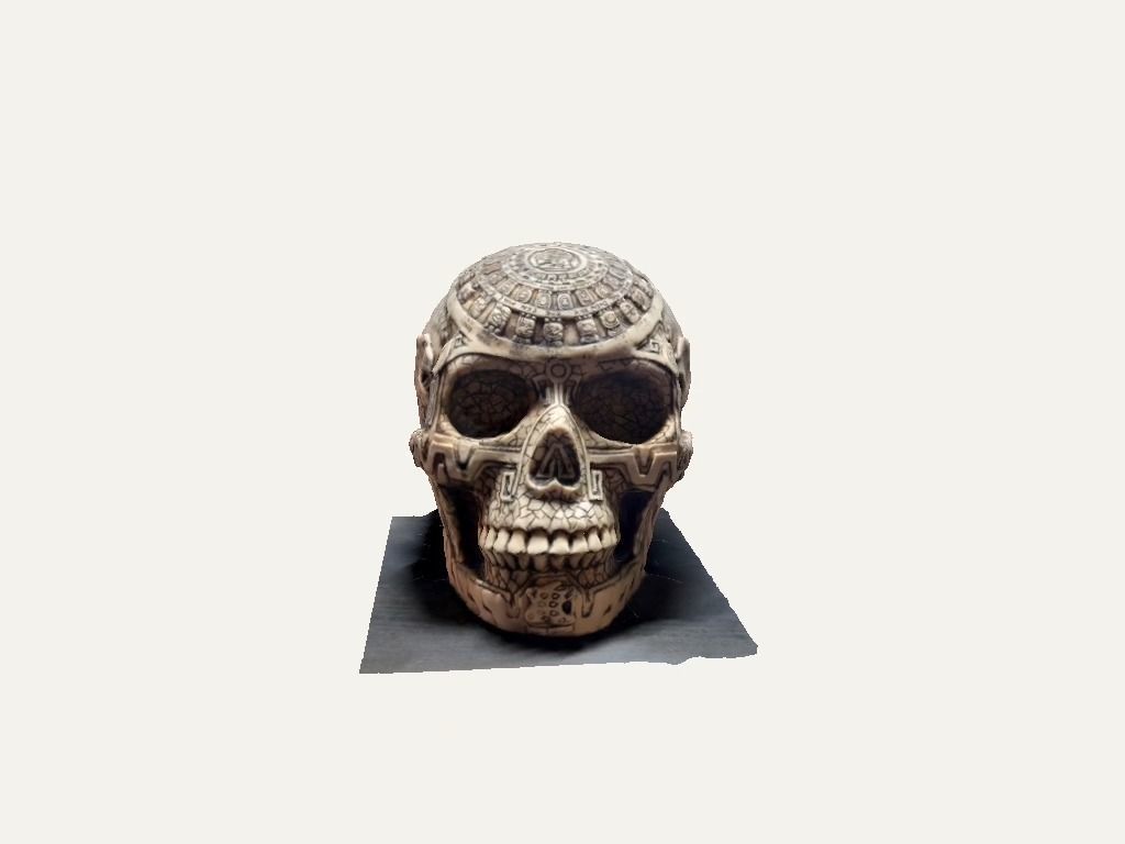 Aztec skull 3D model_10