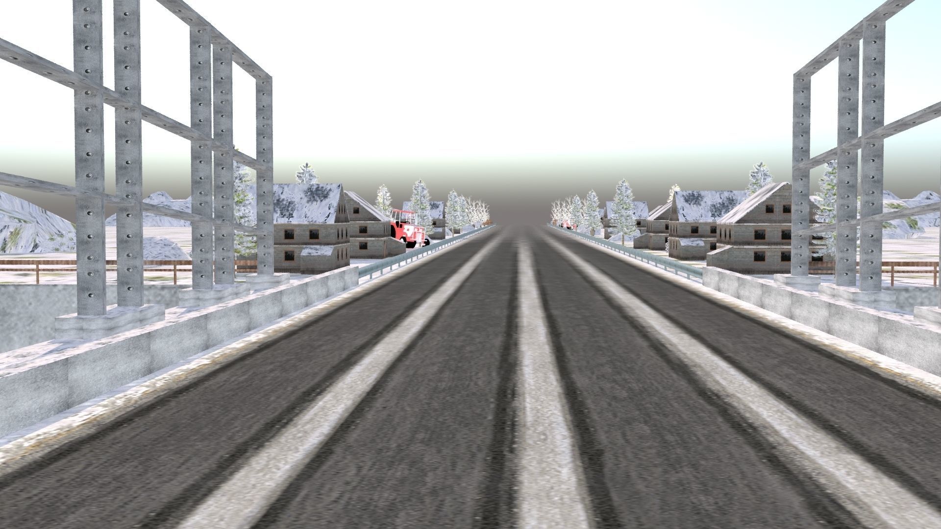 Snow Hill Bridge Racing Challenge 3D Model Kit 2025 Low-poly 3D model_18