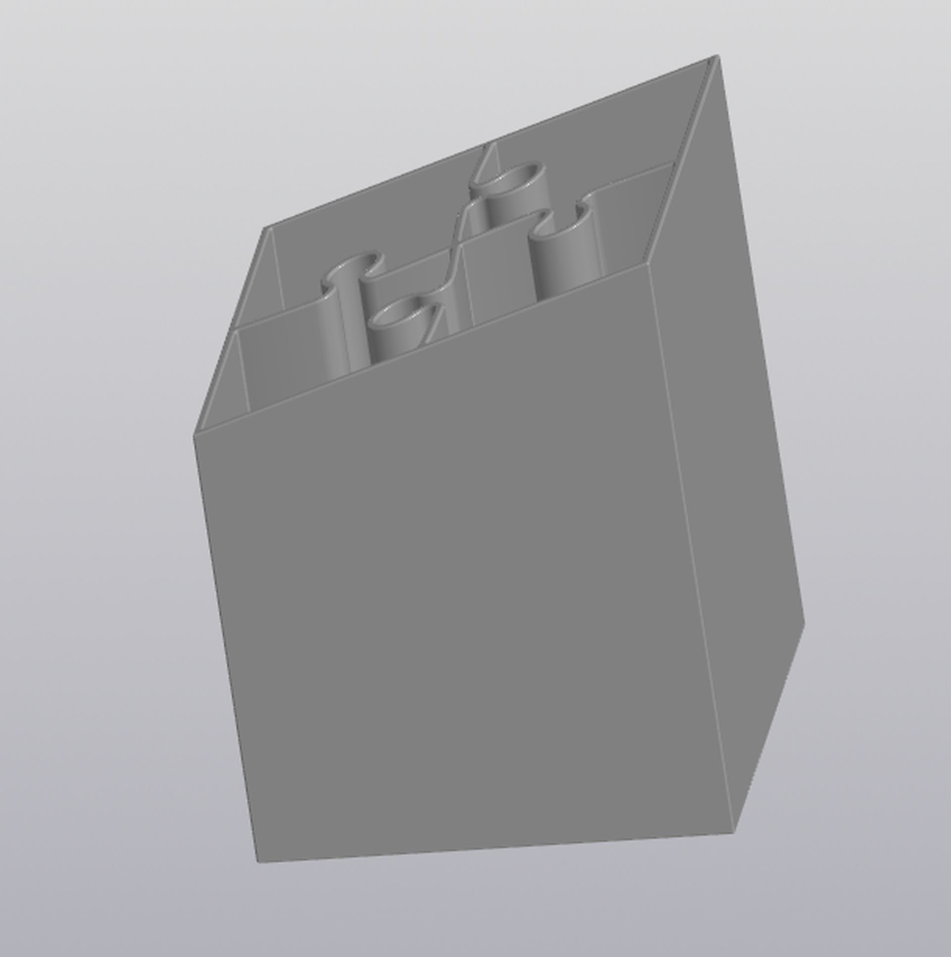 Puzzle penholder 3D print model_4