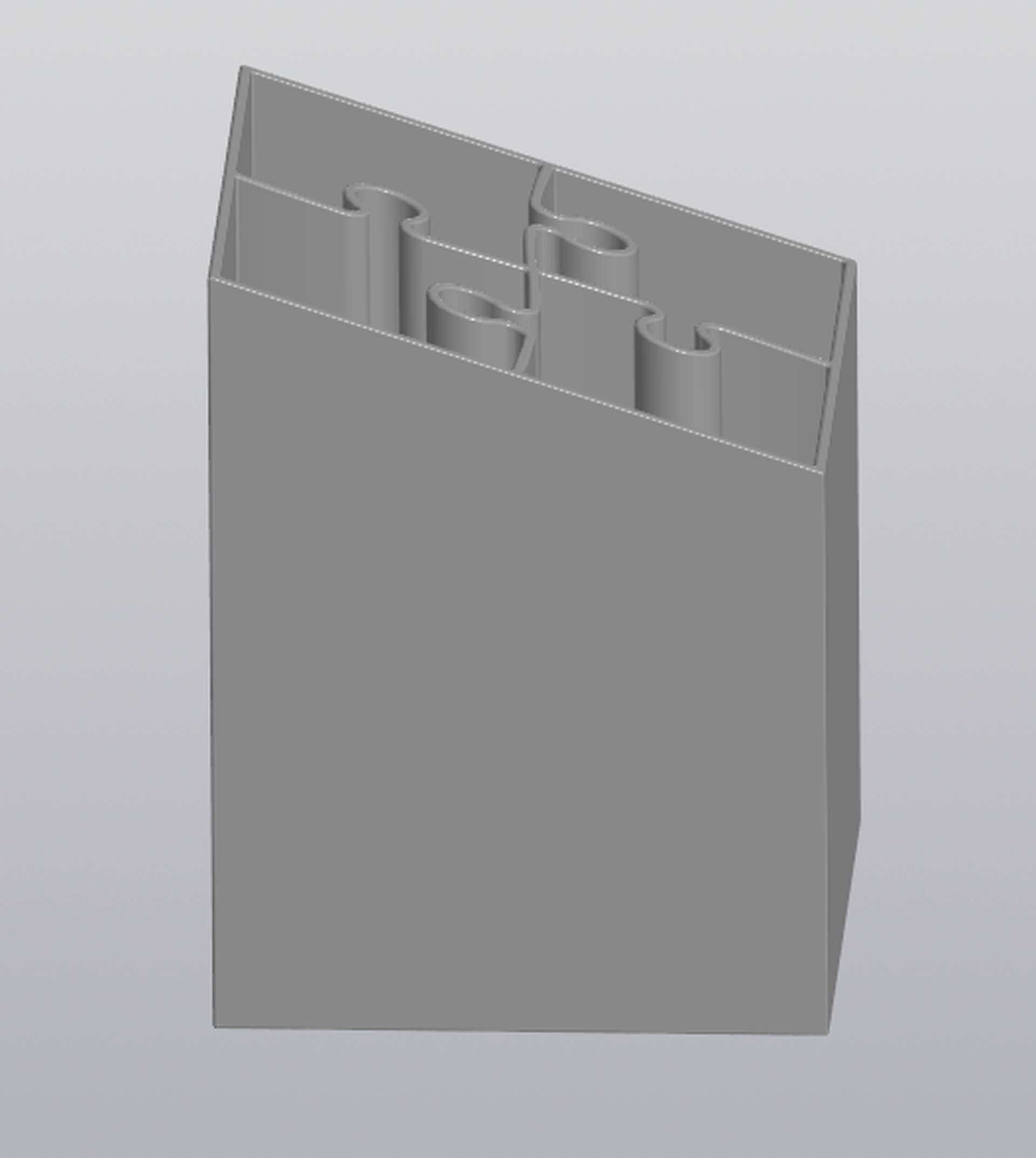 Puzzle penholder 3D print model_1