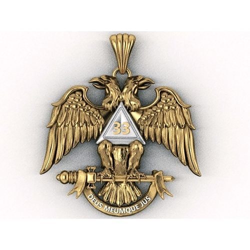 double head eagle pendant 3D print model