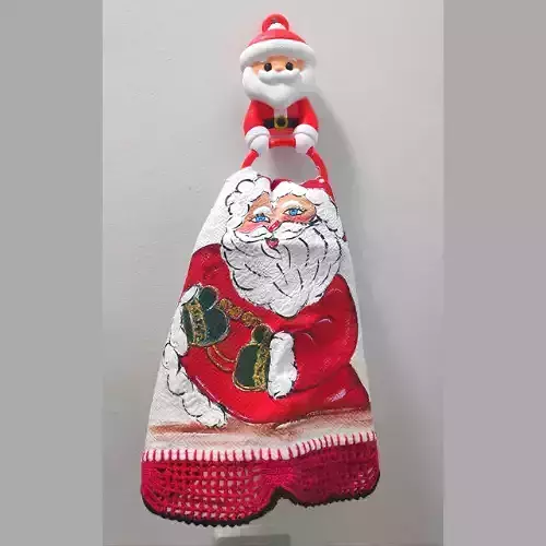 Santa Claus Towel Holder 3D print model