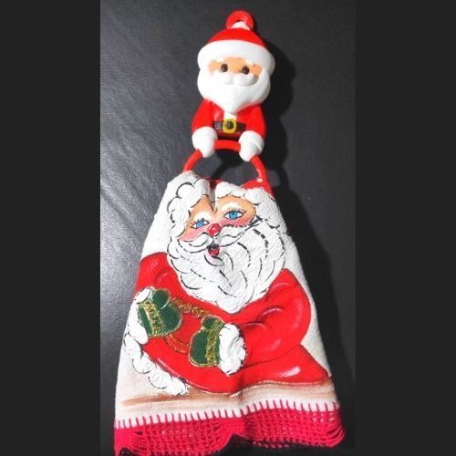 Santa Claus Towel Holder 3D print model_13