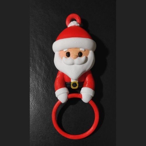 Santa Claus Towel Holder 3D print model_4