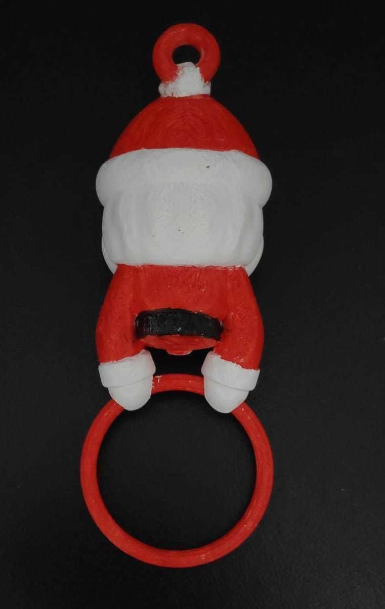 Santa Claus Towel Holder 3D print model_11