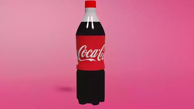 3D Coca cola bottle