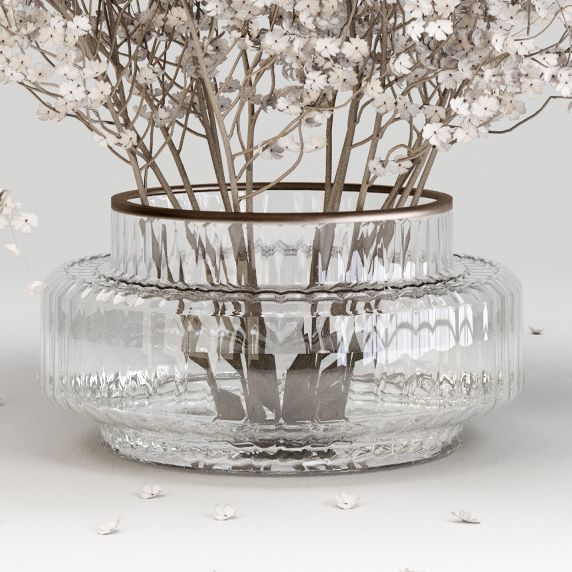  Bouquet Branches 3D model_3